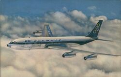 Olympic Airways Boeing 707-320 Postcard