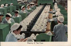 Noritake China - Shaping of Tea Cups Asian Postcard Postcard Postcard