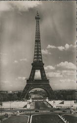 Eiffel Tower, Paris, 1945 France Postcard Postcard Postcard