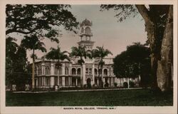 Queen's Royal College, Trinidad Port of Spain, Trinidad and Tobago Caribbean Islands Postcard Postcard Postcard