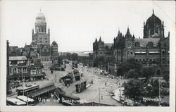 Bombay, View of Boribunder Postcard