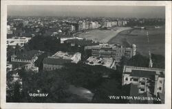 Bombay View From Malabar Hill Postcard