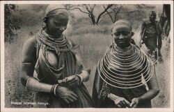 Masai Women, Kenya Africa Postcard Postcard Postcard