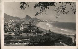 Rio de Janeiro Leblon and Ipanema Beach Brazil Postcard