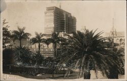 Sampaio Moreira Building Under Construction Sao Paulo Brazil Postcard