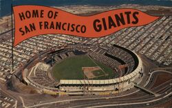 Candlestick Park, Home of the San Francisco Giants Postcard