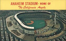 Anaheim Stadium - Home of the California Angels Postcard Postcard Postcard