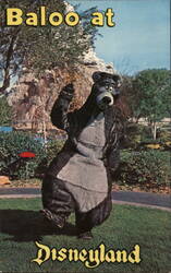 Baloo at Disneyland Postcard