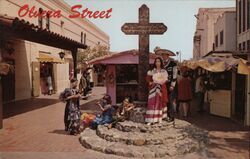 Olvera Street Los Angeles, California Postcard