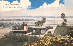 Steve McQueen's Palm Springs Home Postcard