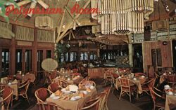 Polynesian Room, Naniloa Hotel, Hilo Postcard