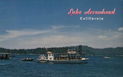 Lake Arrowhead Paddle Steamer Boat Tour California Postcard Postcard Postcard