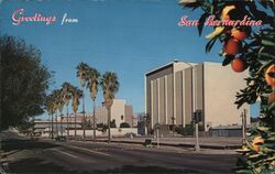 Greetings from San Bernardino, California Postcard