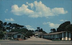 Sea Breeze Motel, Pacific Grove, CA Postcard