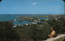 Bermuda from Gibbs Hill Lighthouse Postcard