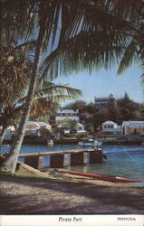 Pirate Port, Flatts Inlet, Bermuda Postcard