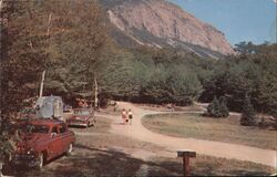 Lafayette Campground, Franconia Notch, NH Postcard