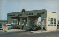 Norton Air Force Base Main Gate, San Bernardino, CA Postcard