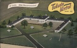 Toledo Turnpike Motel, Maumee, Ohio Postcard