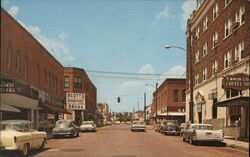 Pine Street, Rolla, Missouri Postcard