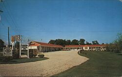 Carlton Motel, Newport News, Virginia Postcard