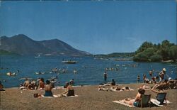 Austin's Beach at Clear Lake, California Postcard