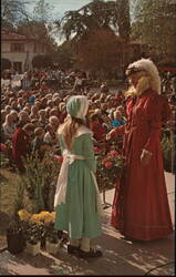 Pilgrim Place Queen Anne Confronts Patience Brewster Claremont, CA Postcard Postcard Postcard