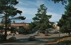 Ocean Avenue, Carmel, California Randy Larson Postcard Postcard Postcard