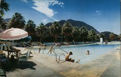 Borrego Palms Resort Pool, Borrego Springs, CA Postcard