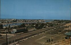 Balboa Bay, Newport Beach, California Postcard