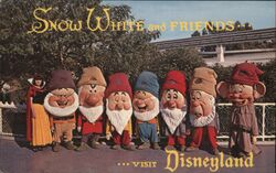 Snow White and Seven Dwarfs Disneyland Anaheim, CA Postcard Postcard Postcard