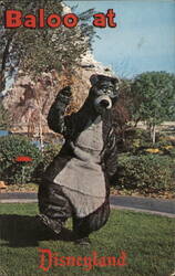 Baloo at Disneyland Anaheim, CA Postcard Postcard Postcard