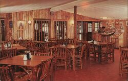 Cherokee Village Restaurant Interior, Hardy Arkansas Postcard Postcard Postcard