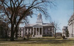 Old Capitol, State University of Iowa, Iowa City Postcard