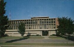 Communication Center State University of Iowa Postcard