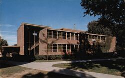 Grinnell College - Hall of Science (1952) Postcard