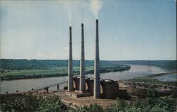 Clifty Creek Plant, Madison, Indiana Postcard Postcard Postcard