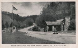 South Entrance and Gate House, Clifty Falls State Park Madison, IN Postcard Postcard Postcard