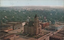 Blackford County Courthouse, Hartford City, Indiana Postcard