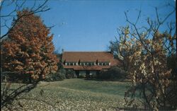 Fall Scene at Potawatomi Inn, Pokagon State Park Postcard