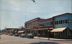 Main Street, Hyannis, Cape Cod, Massachusetts Postcard