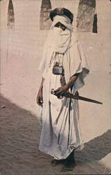 Tuareg Tribesman, Tombouctou, Mali Postcard