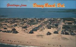 Greetings From Dewey Beach Delaware Postcard Postcard Postcard