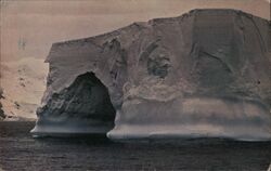 Antarctic Iceberg, Signy Island Antarctica Merton Davies Postcard Postcard Postcard