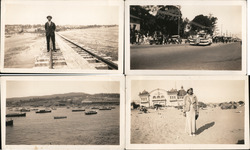 Set of 4 Snapshots 1933 Santa Cruz Area California Original Photograph Original Photograph Original Photograph