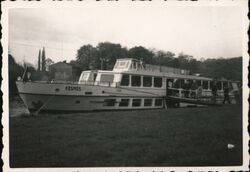 Passenger ship "Kosmos" of the Weiße Flotte Halle Germany Riverboats Original Photograph Original Photograph Original Photograph