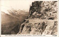 Crystal Point - Going-To-The-Sun Highway Postcard