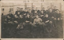 University of Missouri Tigers Football Team 1912 Postcard