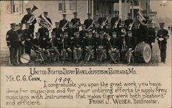 United States Depot Band, Jefferson Barracks Lemay, MO Postcard Postcard Postcard