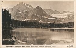 Lake Josephine and Gould Mountain Glacier National Park Postcard